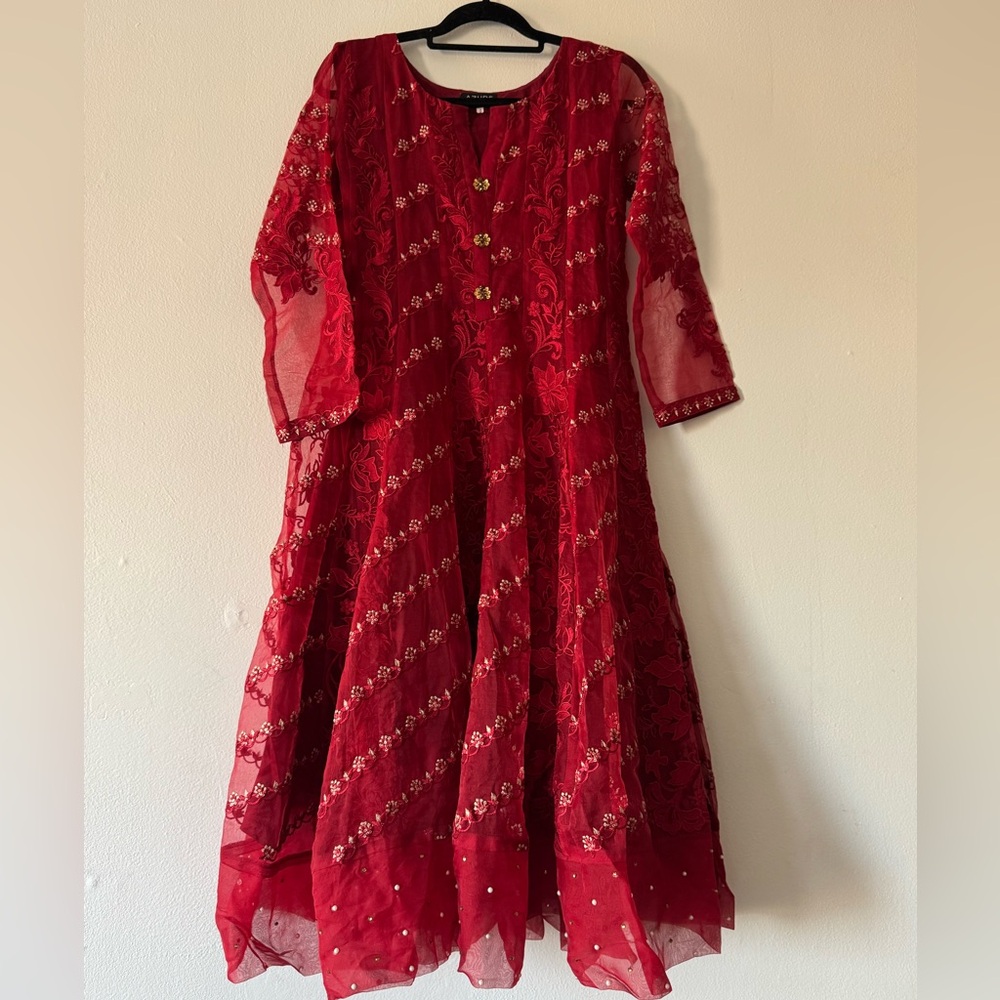 Azure deep red luxury pret small